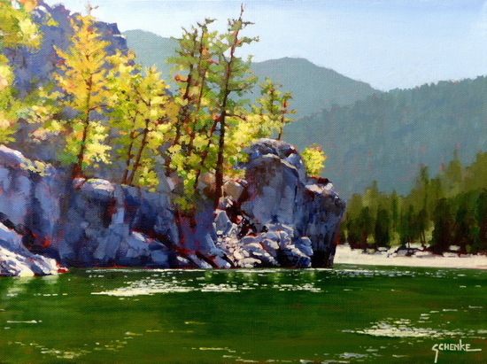 Bromley Rock, Similkameen River