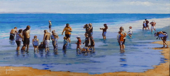 Meeting on the Beach
